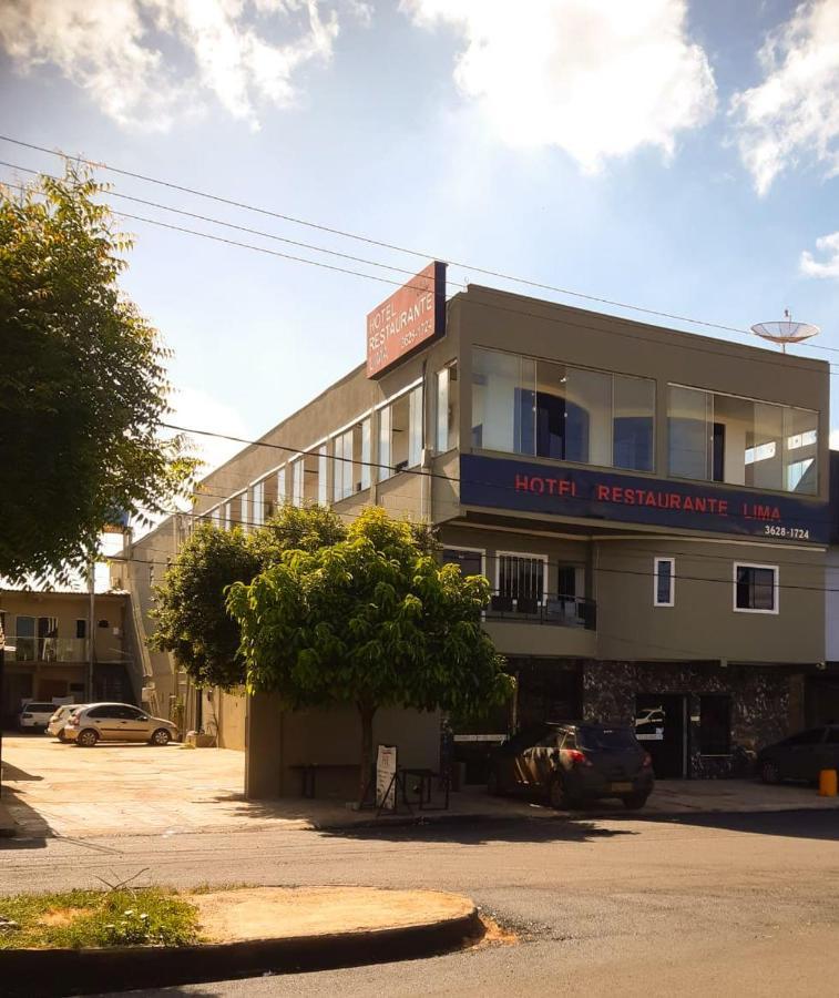 Hotel E Restaurante Lima 루이스 에두아르두 마갈랴이스 외부 사진